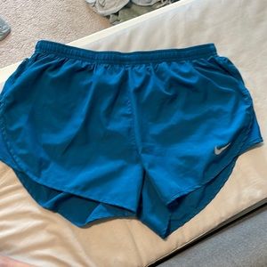 Nike dark teal/blue athletic shorts